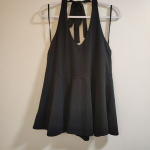 Torrid Black Halter Top Blouse